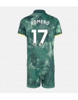 Tottenham Hotspur Cristian Romero #17 Alternativní dres pro děti 2024-25 Krátký Rukáv (+ trenýrky)